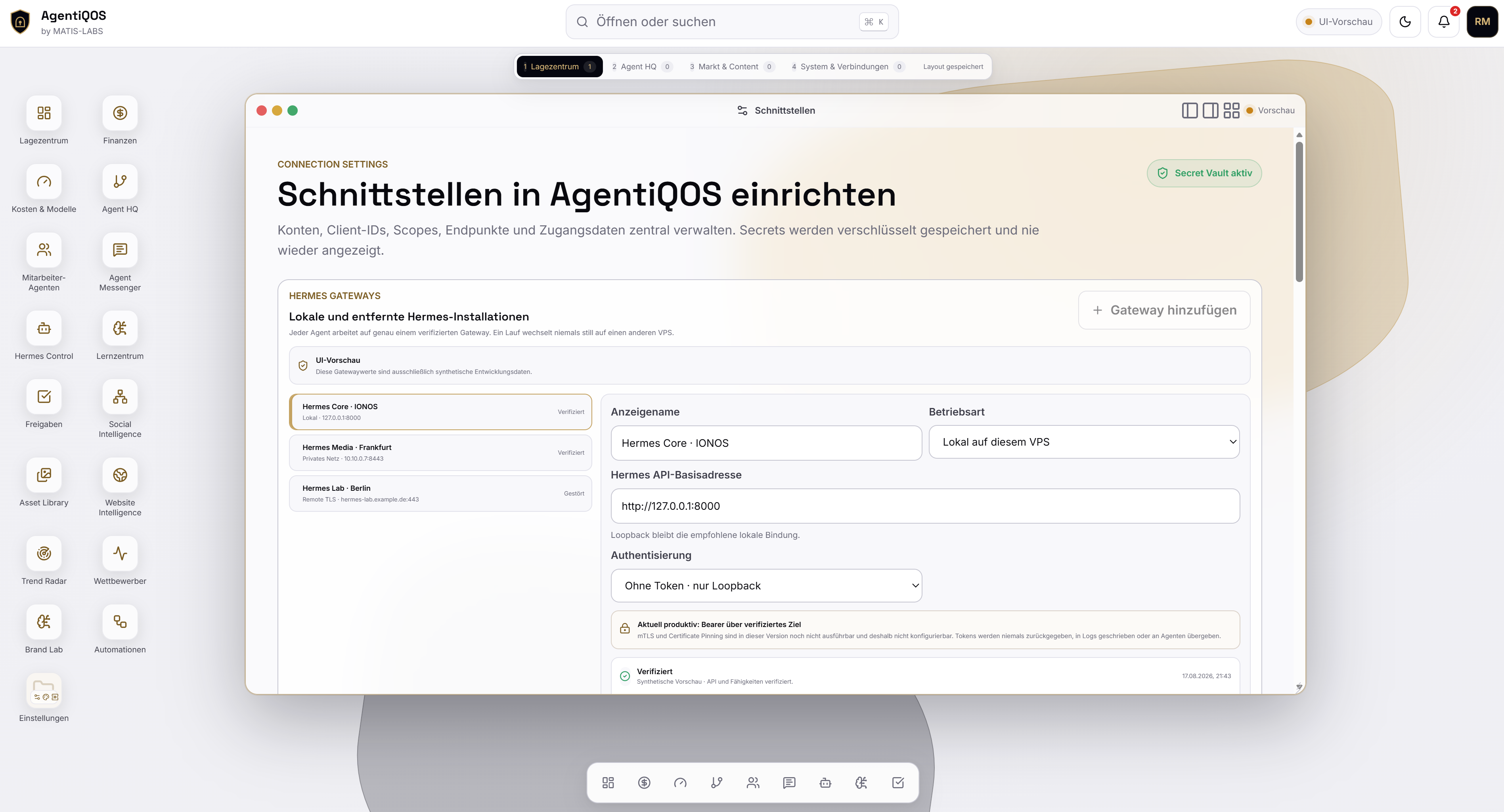 NALVRA COMMAND Schnittstellenübersicht für APIs MCP und Unternehmenssysteme